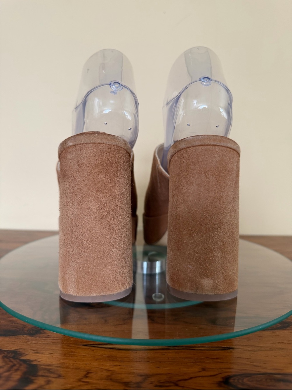 Inez Ceci Mules in toffee suede in 7 - Picture 8 of 16